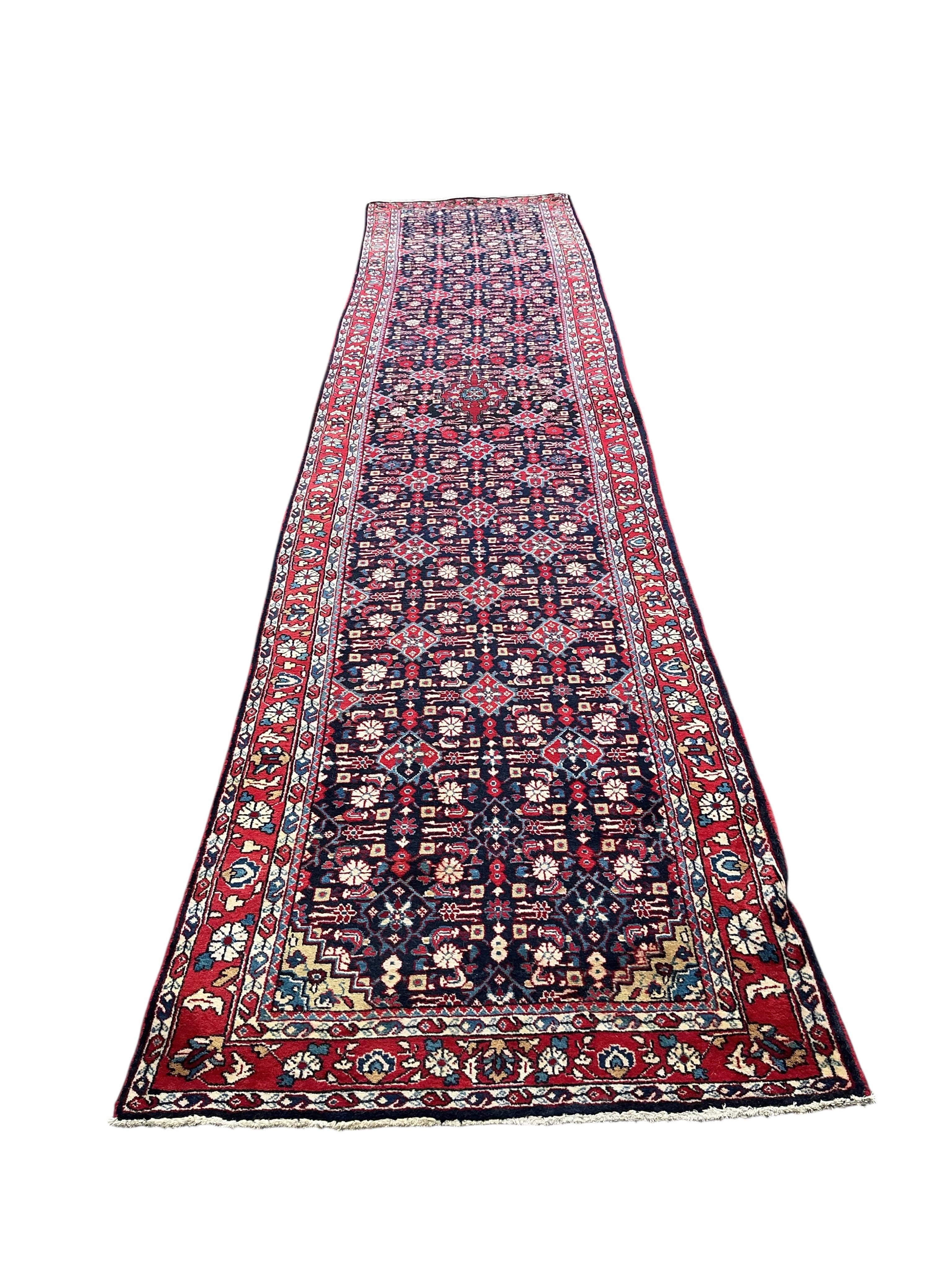 A Hamadan runner, 540 x 110cm